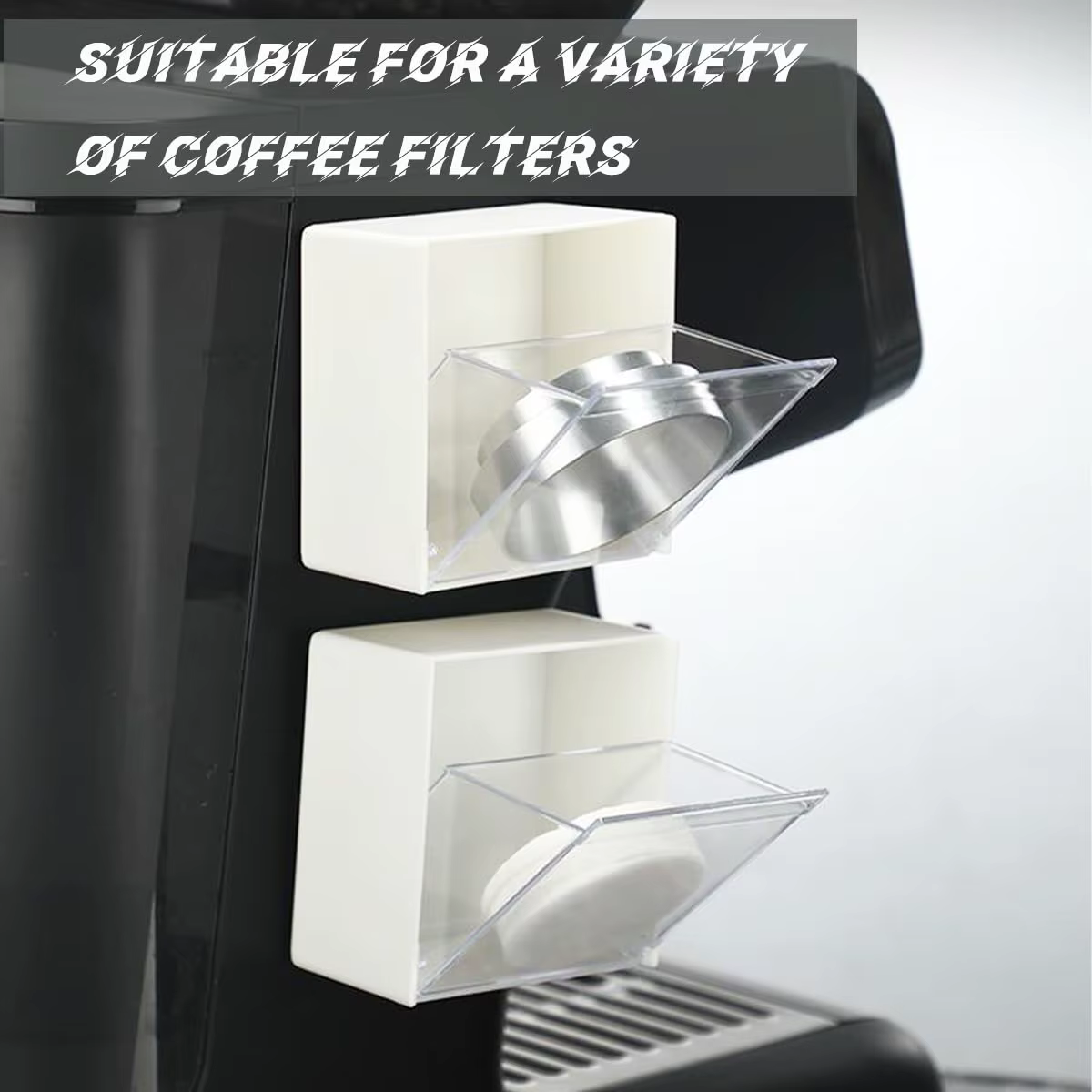 Porte-filtre à café, conteneur de stockage de filtre à café