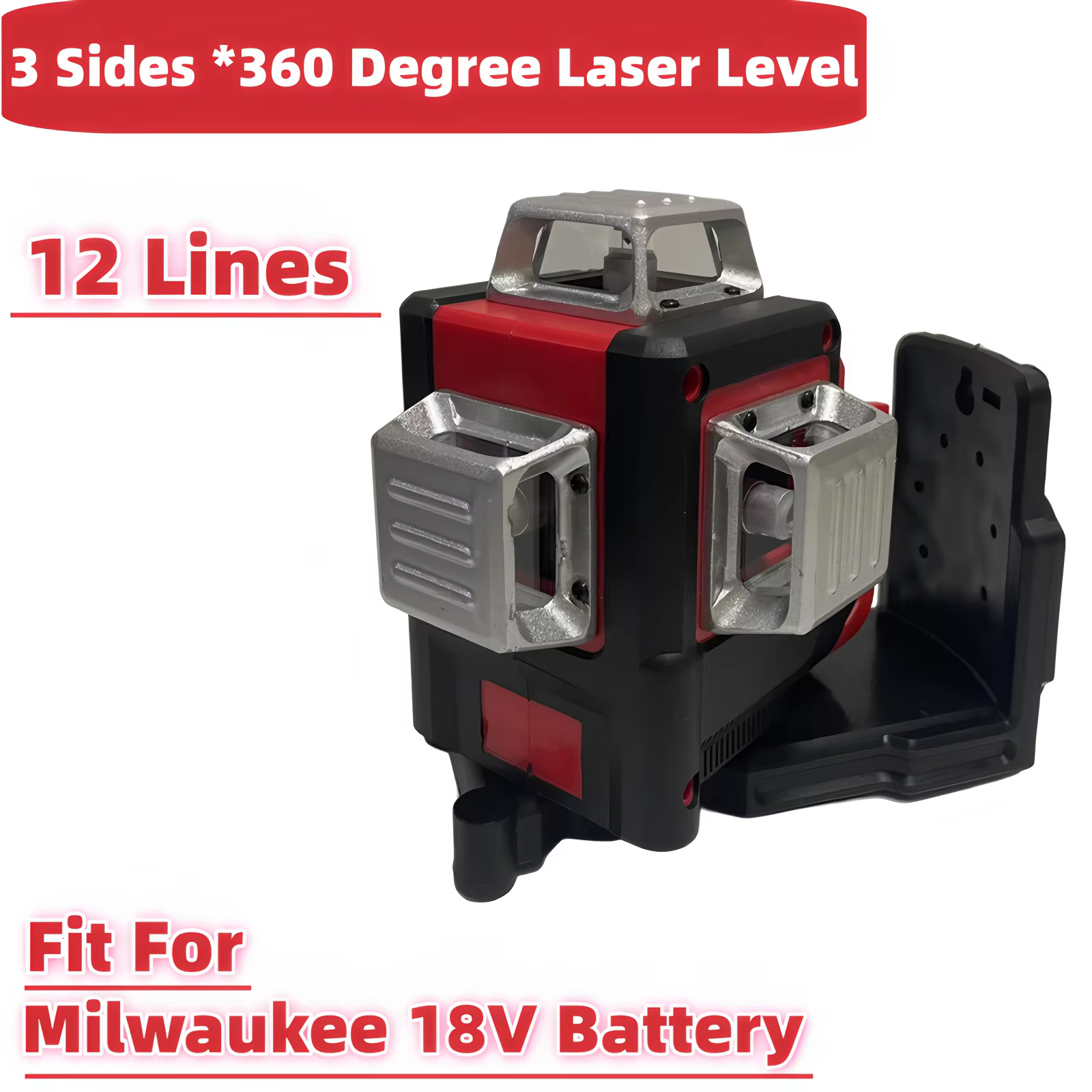 Niveau Laser 12 lignes 3 côtés * 360 degrés