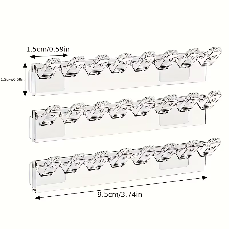 Organisateur de colliers auto-adhésif 3/6 pièces