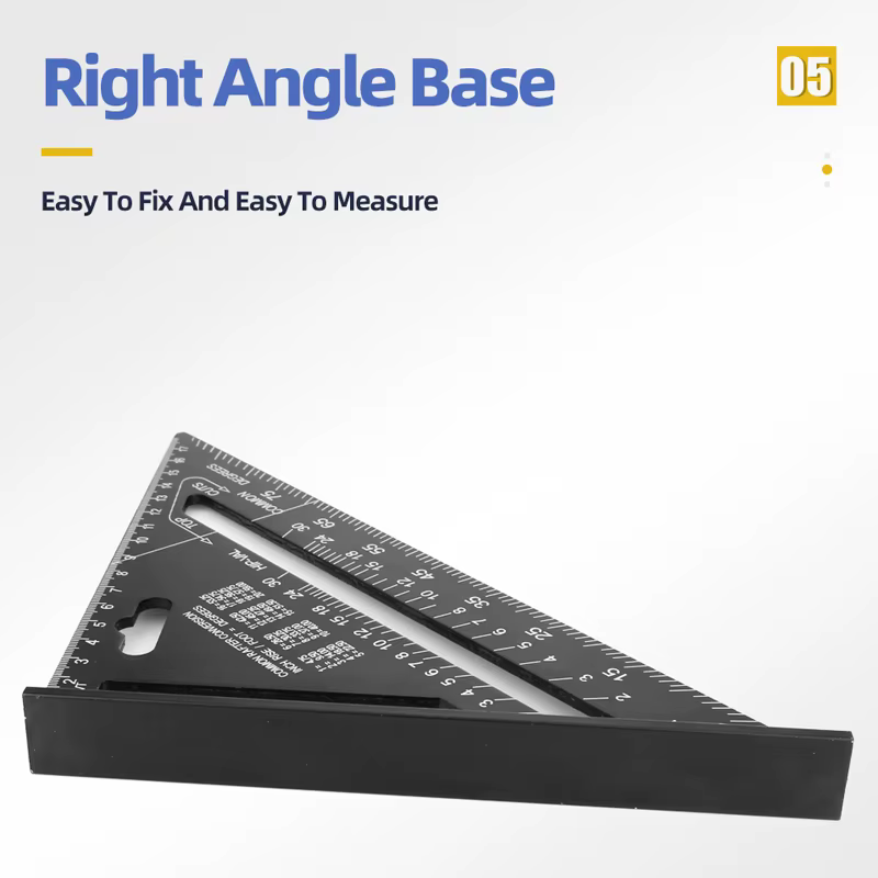 Outil de mesure de règle triangulaire