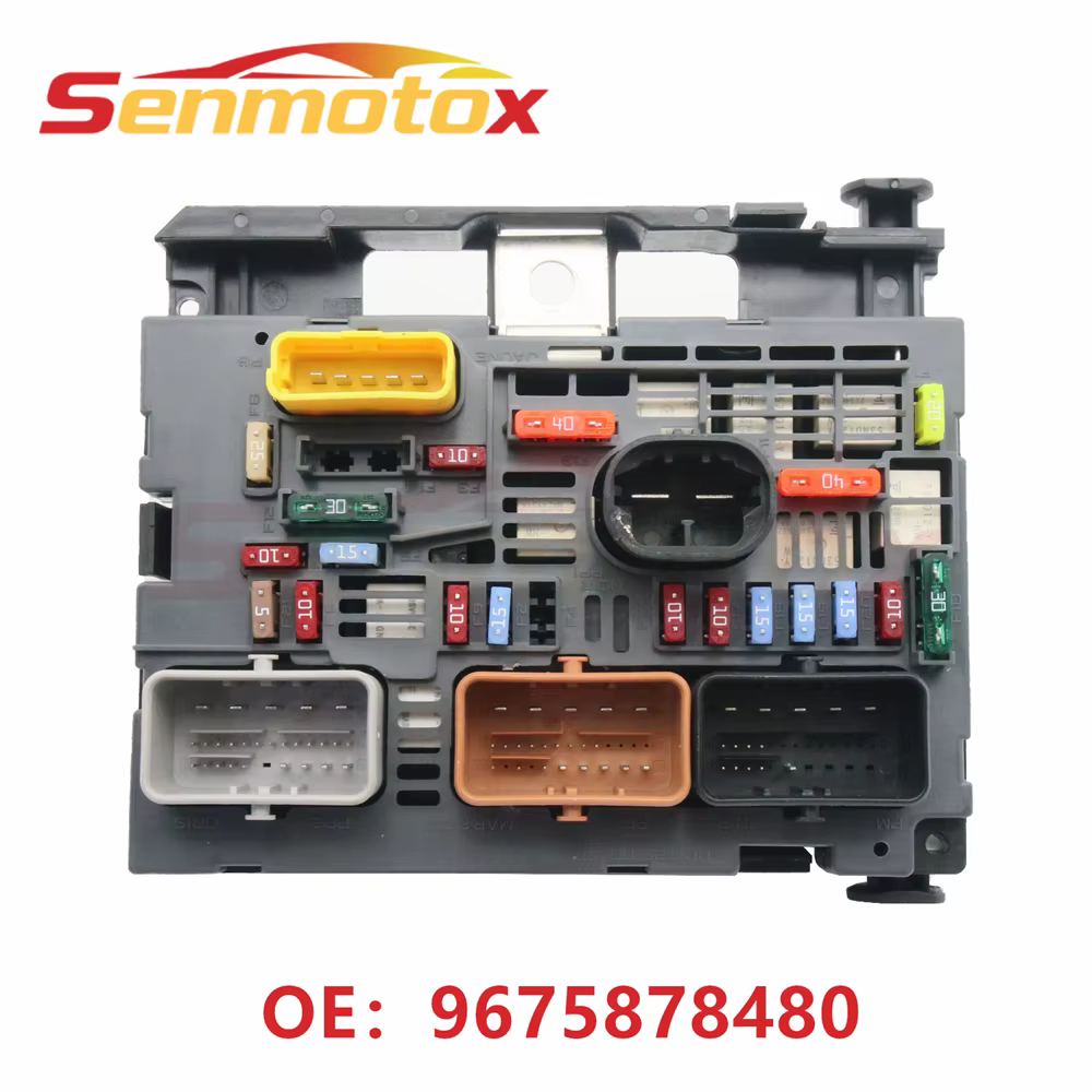 Boîte à fusibles de moteur 9675878480 9664706280 BSMR0500