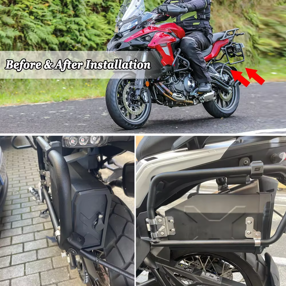 Boîte de rangement latérale pour moto