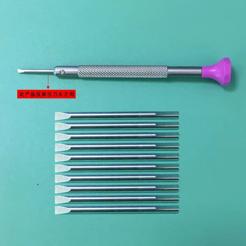 Outils d'entretien de montres : Tournevis à tête plate et corps droit