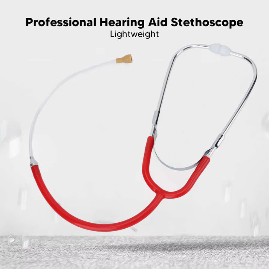 Stéthoscope pour appareil auditif à domicile, détection de volume et de bruit, écouteur binaural, test d'audition, accessoire pour écouteurs