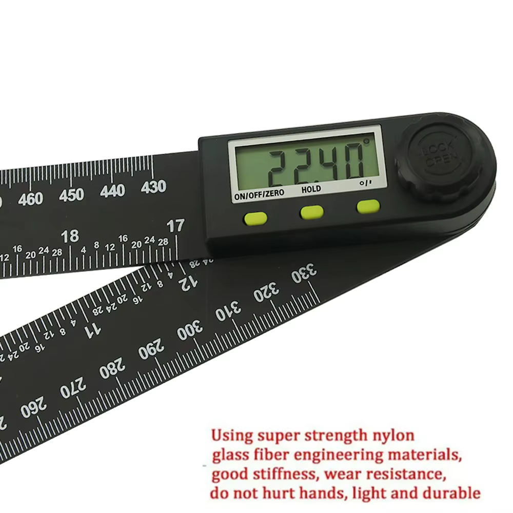 Inclinomètre numérique de haute précision 300 mm, rapporteur numérique, goniomètre électronique, outil de mesure d'angle