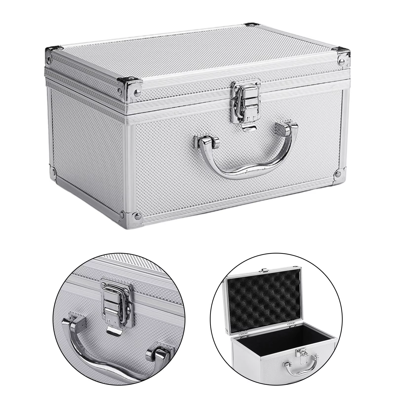 Boîte à outils portable en alliage d'aluminium