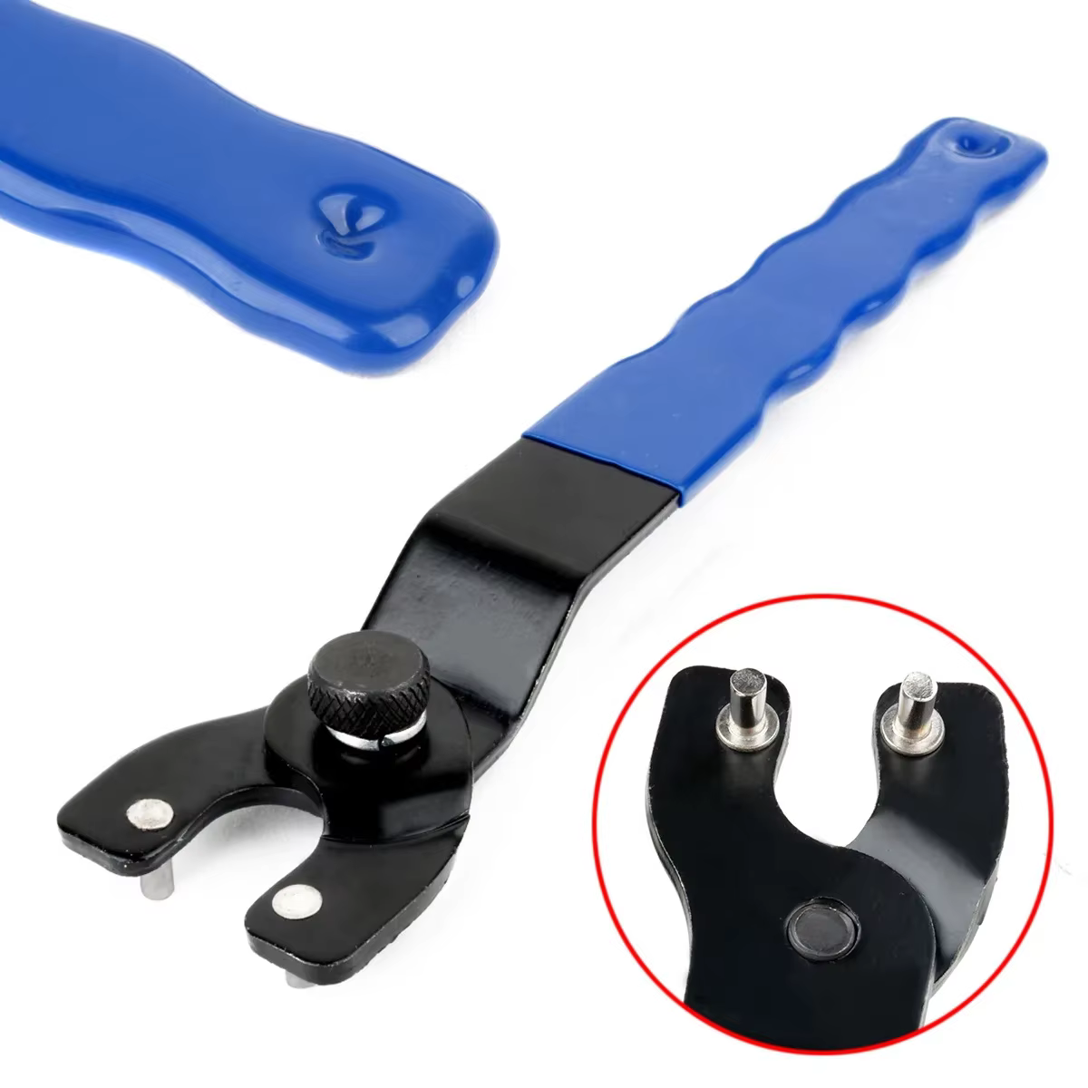 Meuleuse d'angle accessoire clé multi-fonctionnelle réglable en plastique clé serrure à main ménage clé outil électrique