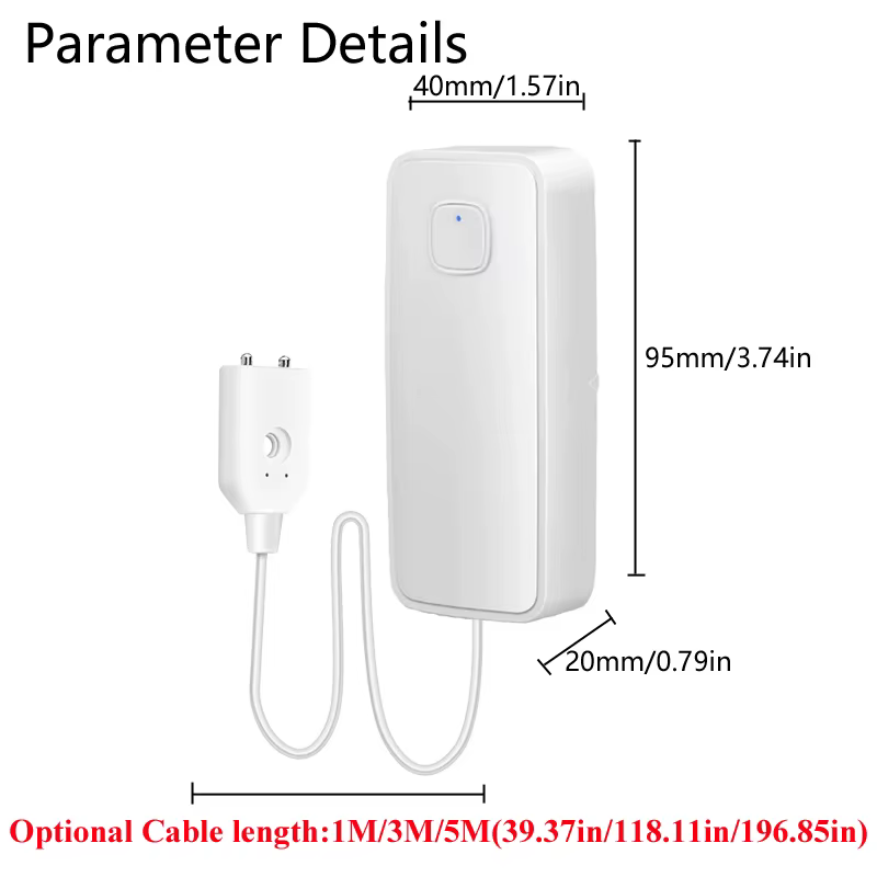 Capteur de fuite d'eau WIFI 1M/3M/5M
