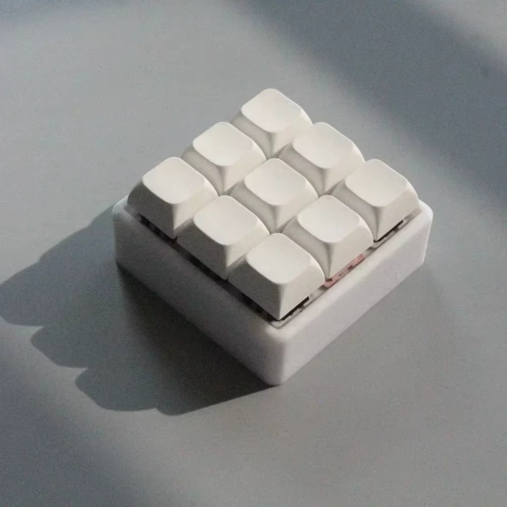 Kit d'échange à chaud 9 touches Mini clavier personnalisé bricolage variable VIA clé rvb Macro