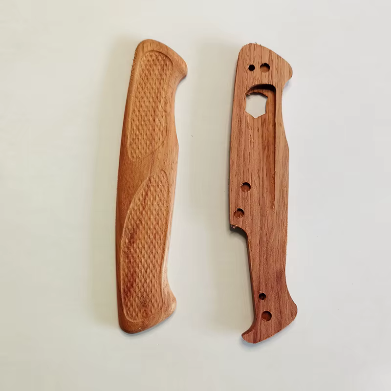 Nouveau matériel en bois massif naturel poignée de couteau balances pour 130MM Victorinox Delemont RANGER série couteaux 0.9663.MC pièces de bricolage