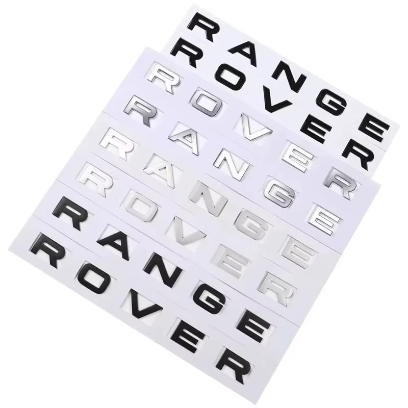 Emblème 3D ABS Range Rover, lettres, autocollant pour capot de voiture, pour Land Rover Discovery 2 3 4 Range Rover Freelander SVR