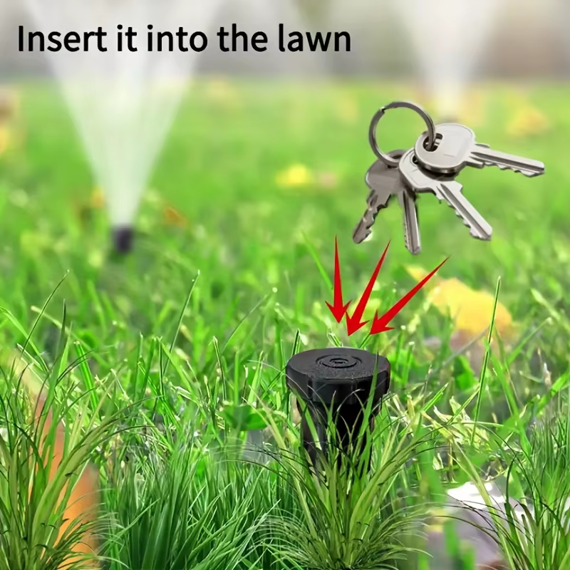 Cache-clé de jardin, arrosoir souterrain réaliste