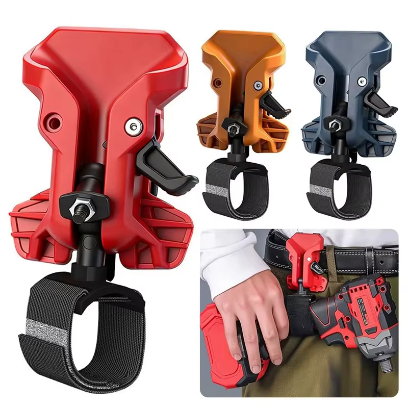 Porte-outil auto-serrant à clip ceinture, à dégagement rapide, haute dureté, à crochet rapide, organisateur d'outils portable