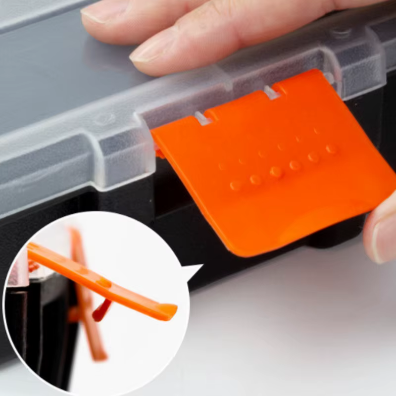 Boîte à outils en plastique multi-grille