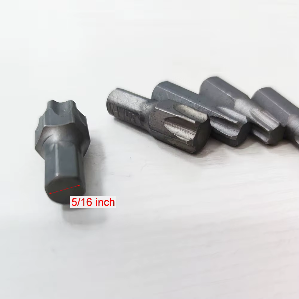 Jeu d'embouts de tournevis Torx T40 T45 T50 T55 T60