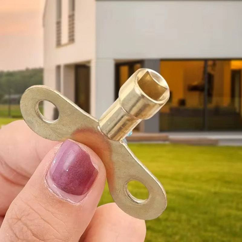 Clé de robinet pour bobine de douille carrée à 4 Points