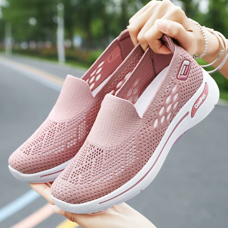 Chaussures orthopédiques antidérapantes pour femmes, chaussures de marche confortables et respirantes en maille, chaussures de sport de plein air, de jogging, taille 36-41