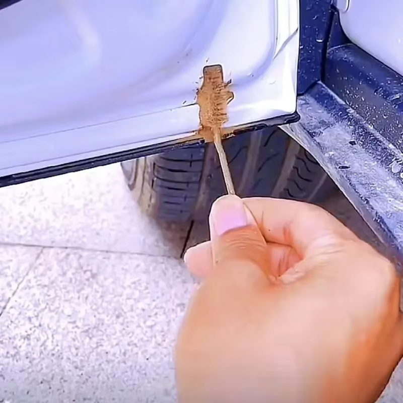Brosse de nettoyage pour débouchon d'égout de voiture