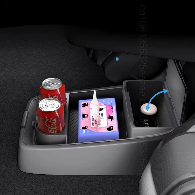 Boîte de rangement pour Console centrale EXLANTIX ET EXEED STERRA ET, plateau de couche inférieure centrale de voiture, organisateur en Silicone, accessoires de rangement