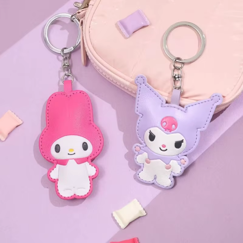 Porte-clés Hello Kitty en cuir