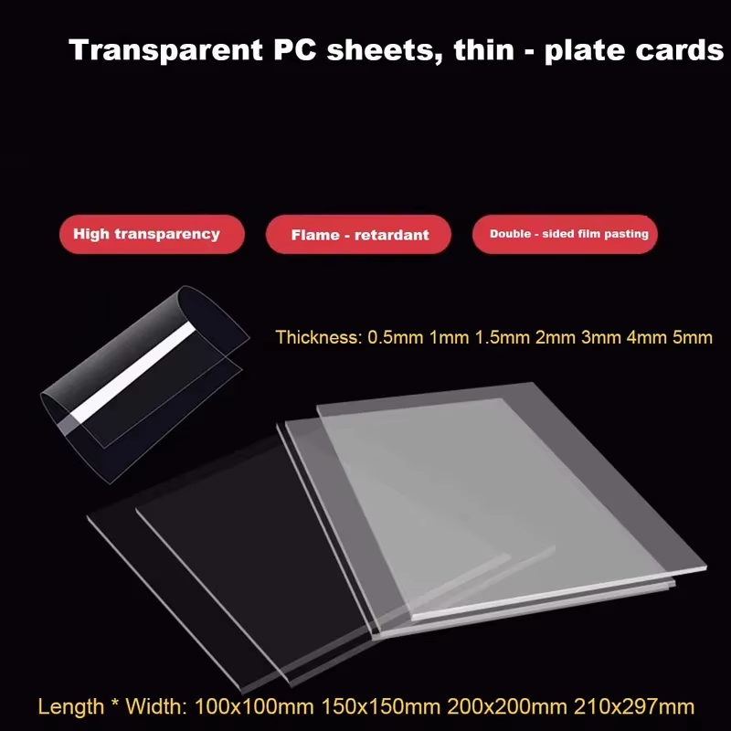 Plaque en polycarbonate PC transparente