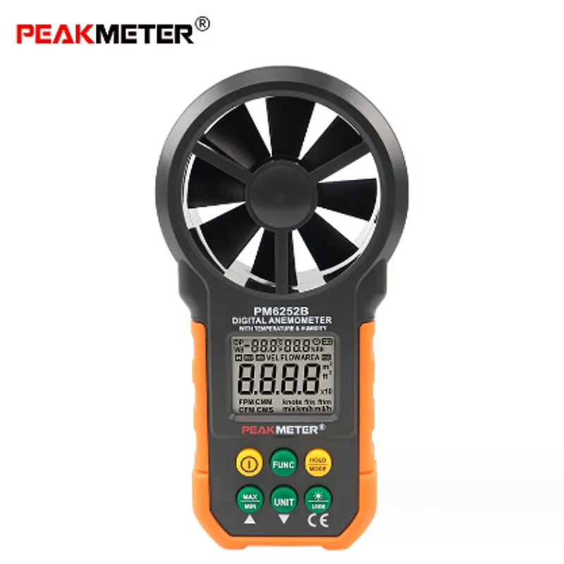 PEAKMETER PM6252A/PM6252B Anémomètre numérique