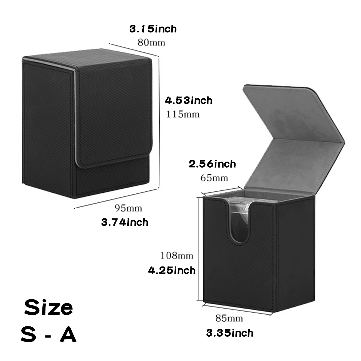 Boîte de rangement magnétique pour cartes gradées PSA BGS CSG CGC SGC