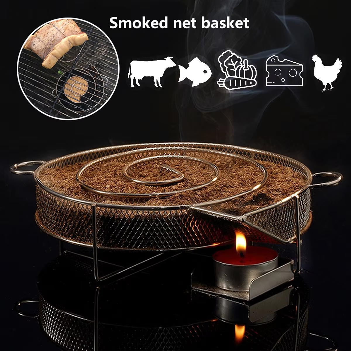Générateur de fumée froide pour barbecue ou fumeur