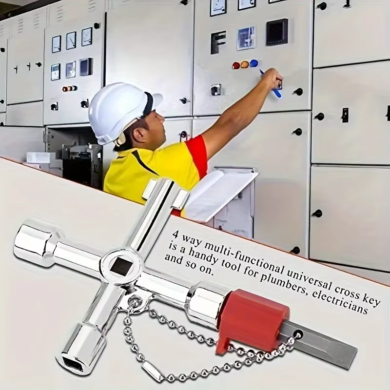 Clé transversale universelle multifonctionnelle à 4 voies