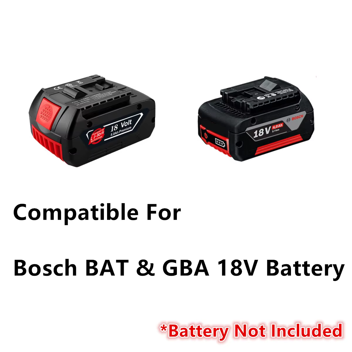 Pour batterie Bosch 18V