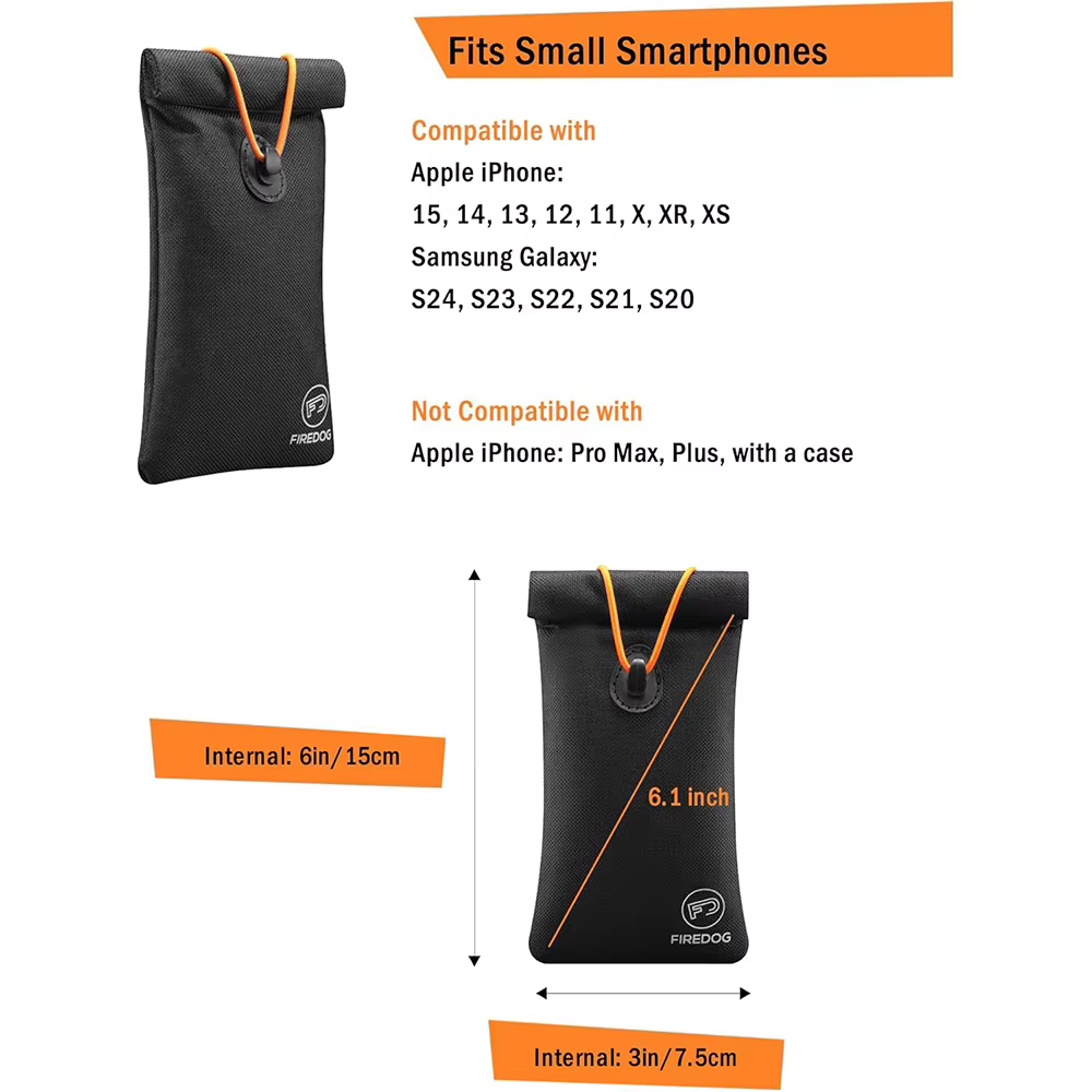 Faraday pochette pour clés de voiture Smartphone clé Signal blocage sac Anti-vol Protection