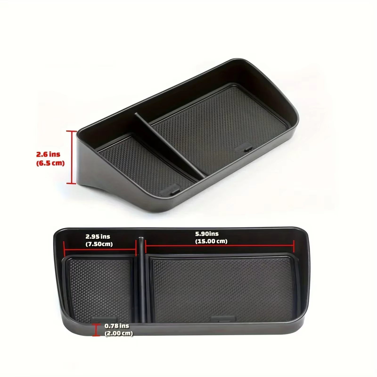 Boîte de rangement pour tableau de bord avant de voiture