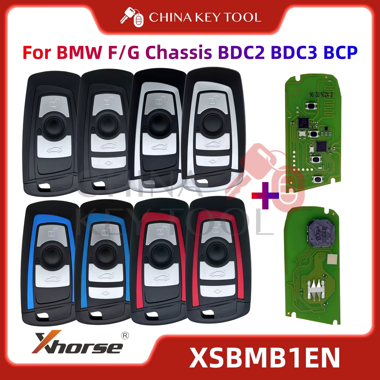 Clé intelligente Xhorse XSBMB1EN XM38 série BM pour BMW châssis F/G