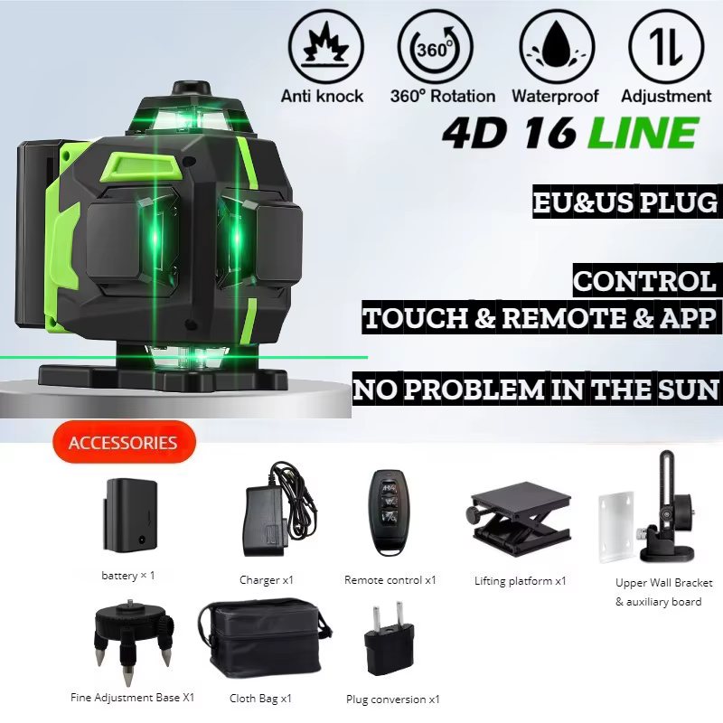 Trépied/Niveau laser 16 lignes