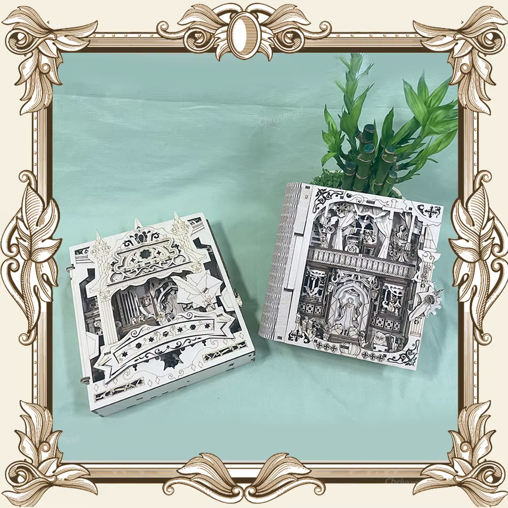 Livre des Secrets Puzzle 3D en bois