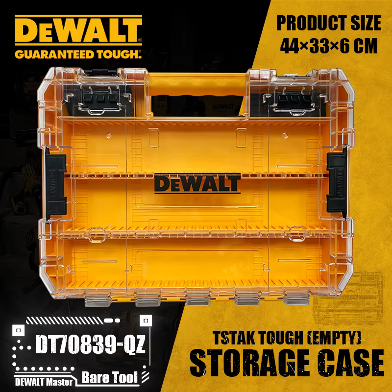 DEWALT N 542474 DT70839 grand boîtier robuste vide tournevis embout pièces boîte de rangement accessoires pour outils