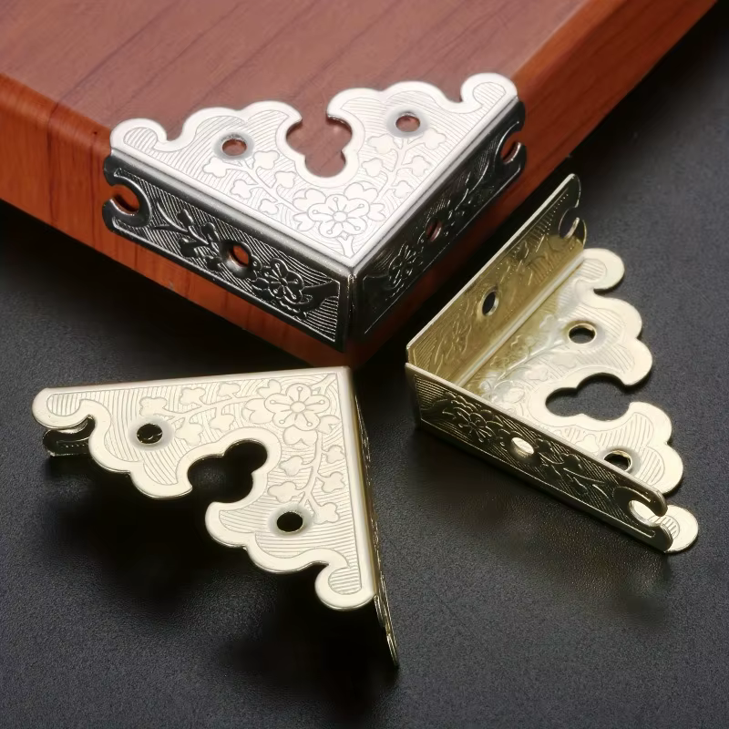 Boîte en bois d'angle droit de 34mm