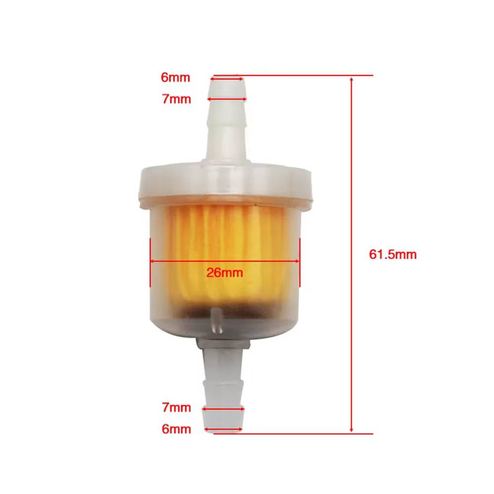 Universel 10 pièces/ensemble 6mm tuyau moto essence gaz carburant
