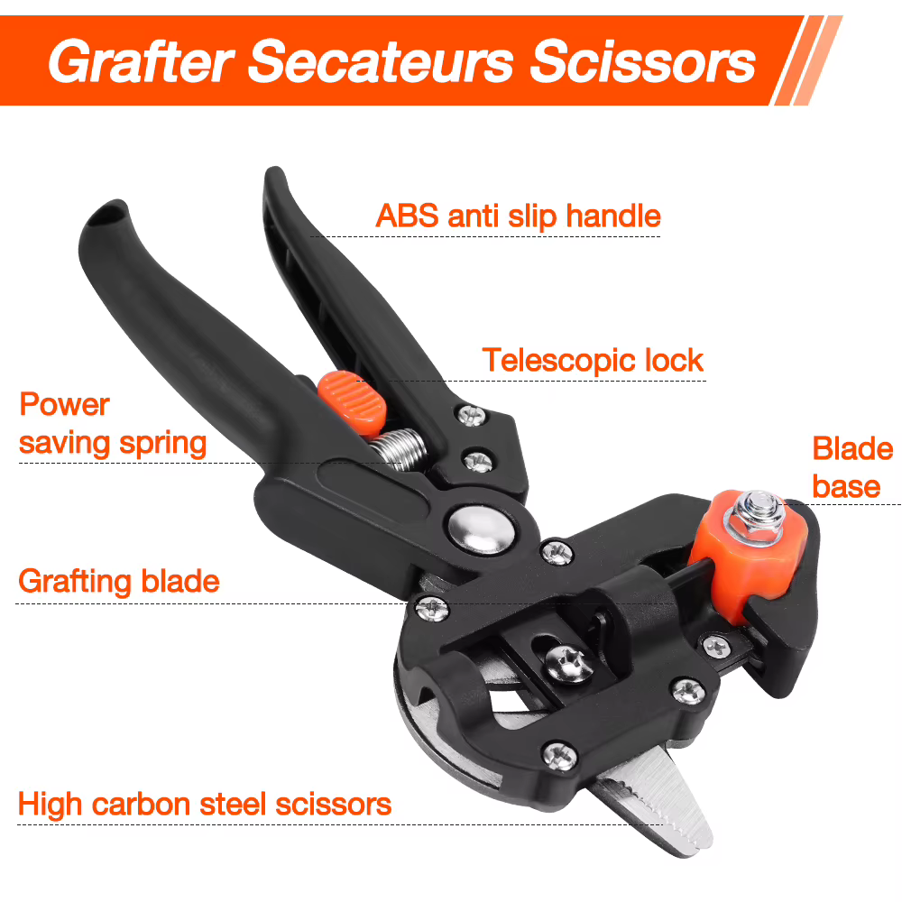 Sécateur de greffage, outil de greffage de jardin