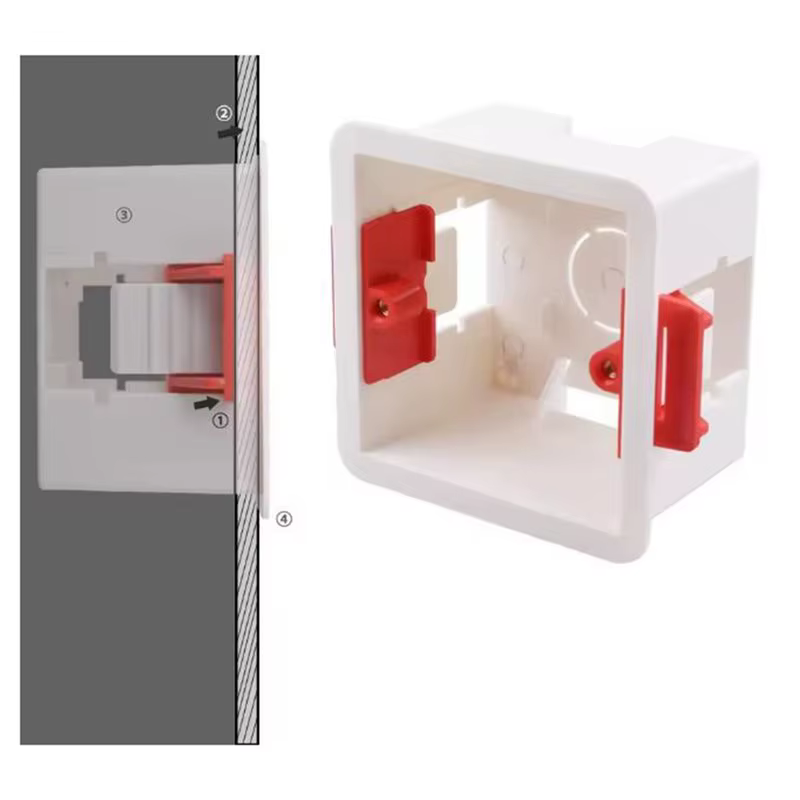 For Plasterboard Compatible Type-86 4 boîtes de jonction encastrées pour installations électriques