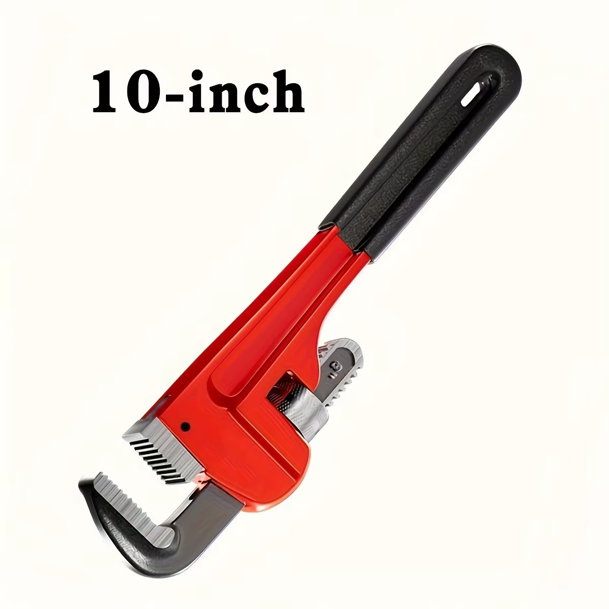 Clé à tuyau droite réglable robuste de 8 pouces/10 pouces/12 pouces