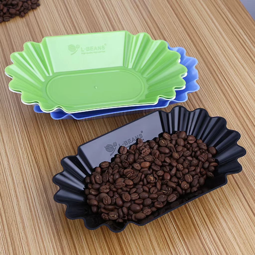 Assiette Ovale en Plastique pour Grains de Café, Snack, Dessert, Fruit, Escalade, Pique-Nique, Ustensiles pour ix, Mariage, Bonbons, Affichage des citrouille