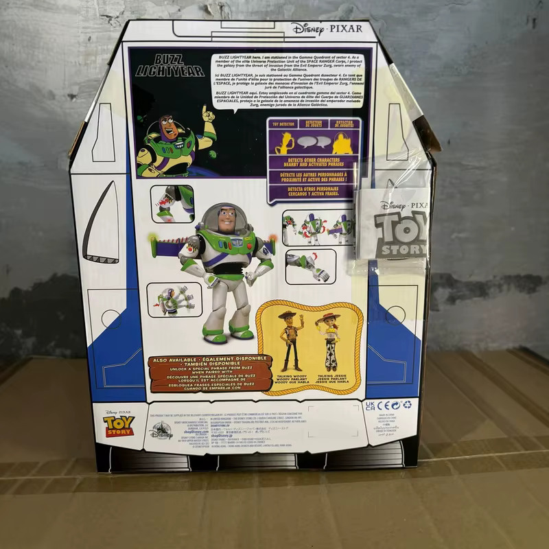 Figurine articulée Buzz Lightyear Space Ranger avec son et lumière, ornement de bureau à collectionner pour collectionneurs adultes