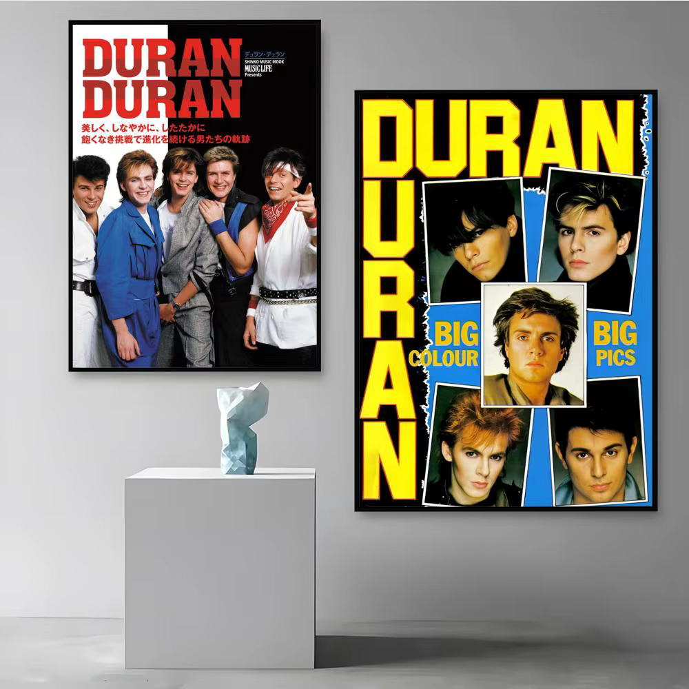 Affiche de groupe D-Duran Duran des années 80