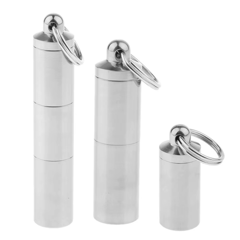 Portable 1Pc Capsule forme bouteille de pilule poche étui à pilules organisateur boîte