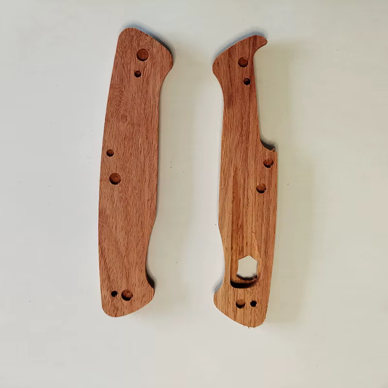 Nouveau matériel en bois massif naturel poignée de couteau balances pour 130MM Victorinox Delemont RANGER série couteaux 0.9663.MC pièces de bricolage