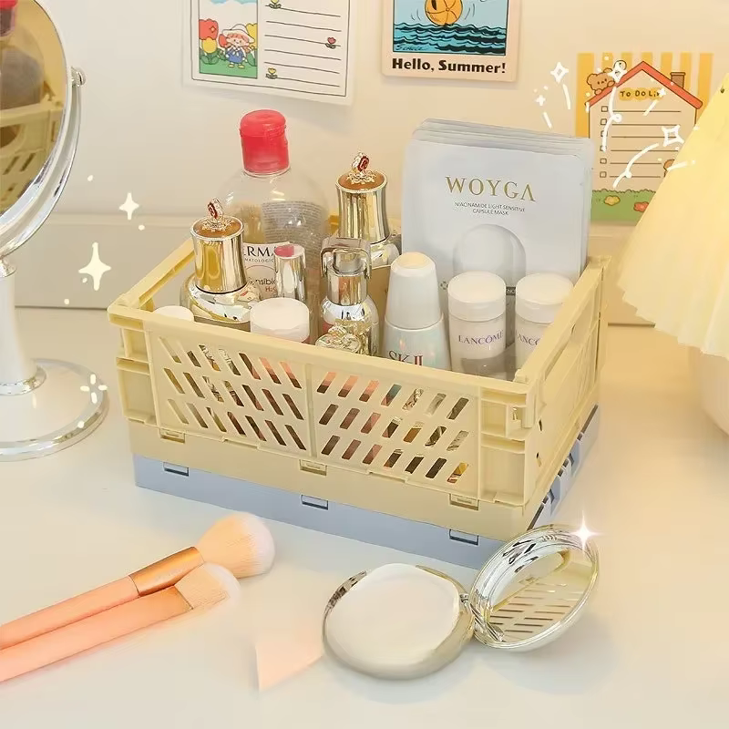 Paniers de rangement pliables 6 couleurs