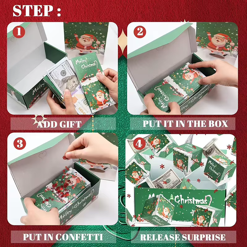 Coffret cadeau Pop-up Surprise de noël