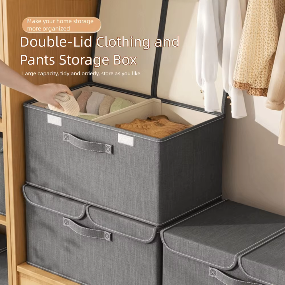 Conteneur de rangement de placard pliable