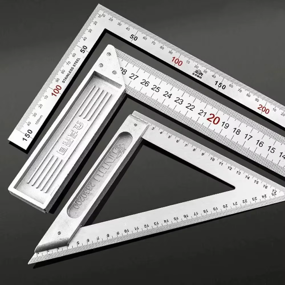 Règle carrée en alliage d'aluminium